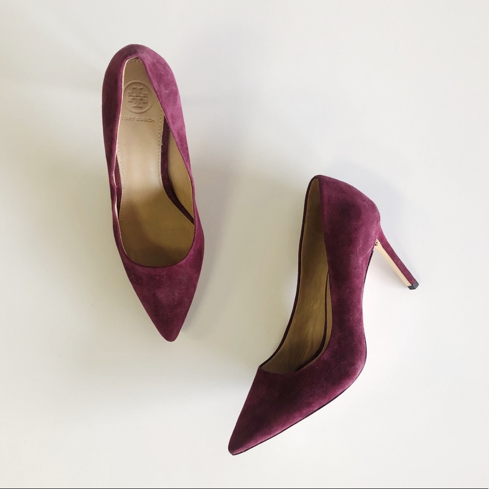 Tory Burch Purple Heels Size 8.5